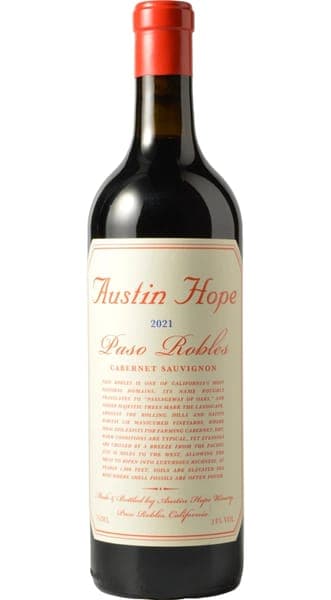 Austin Hope Cabernet Sauvignon Paso Robles AVA 2021 from Turquoise Wines