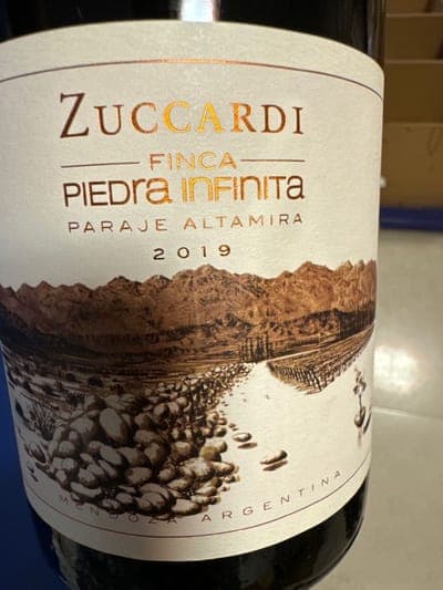 Zuccardi Finca Piedra Infinita Paraje Altamira GI 2020 from Turquoise Wines